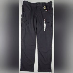 5.11 Tactical Stryke Pants With Flex Mens 38x36 (40x36) Black Regular Fit NWT